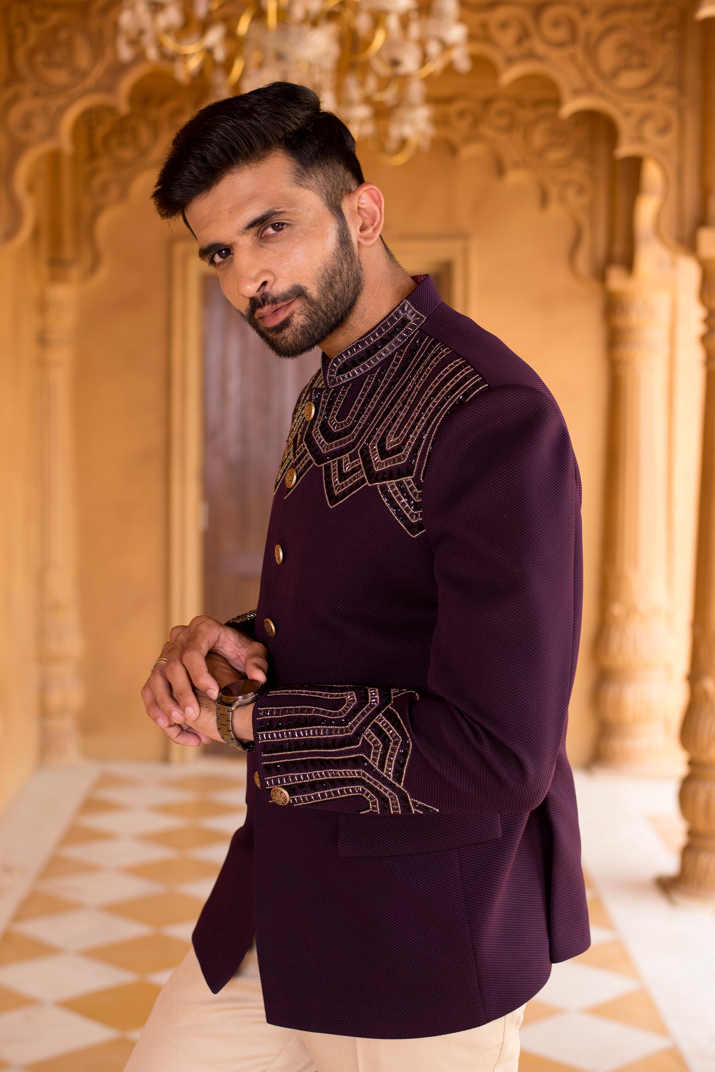 When the groom becomes the maharaja Size