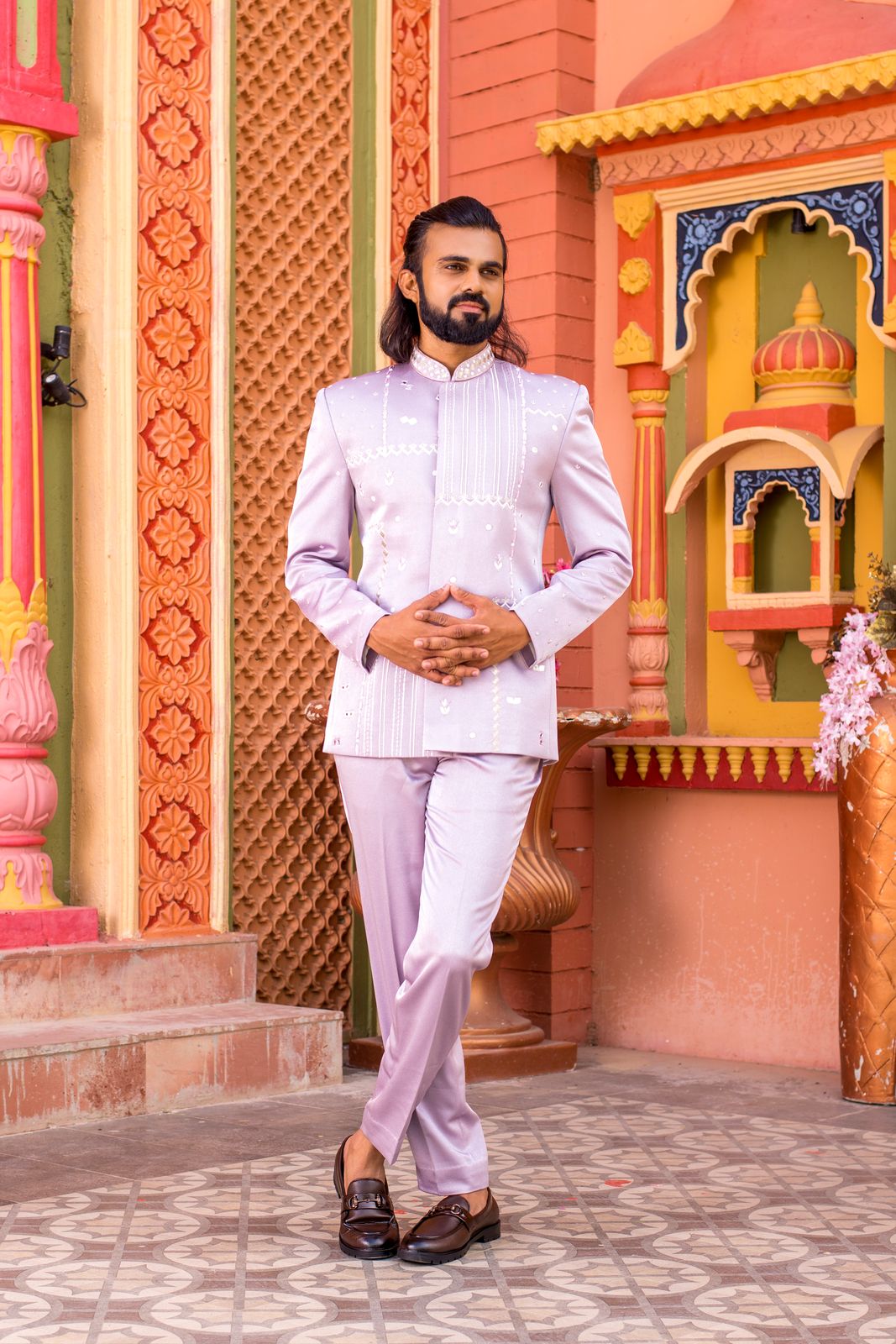 Stand tall in regal refinement