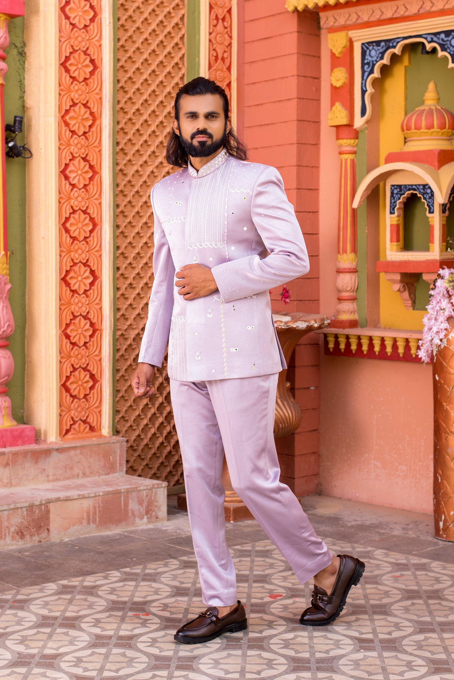 Stand tall in regal refinement