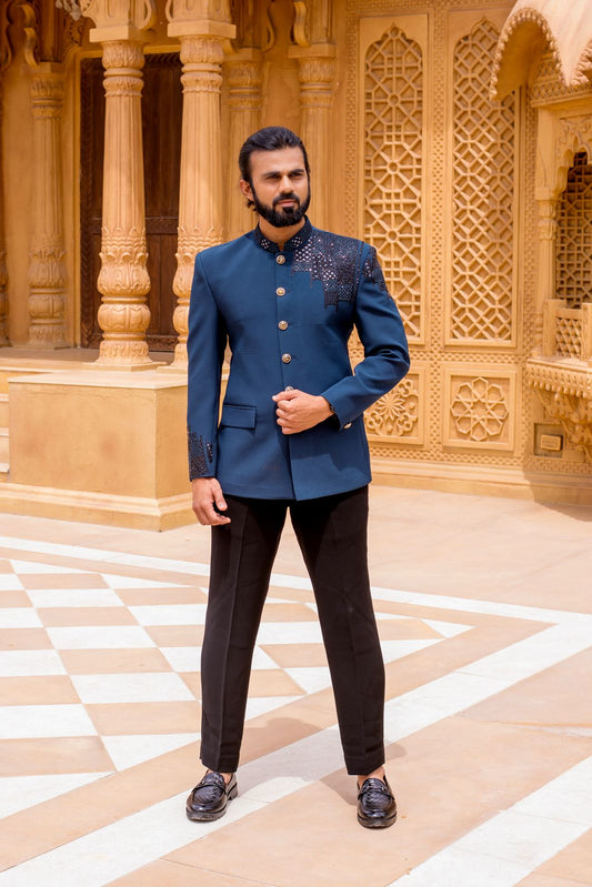 Regal attire for a legendary union